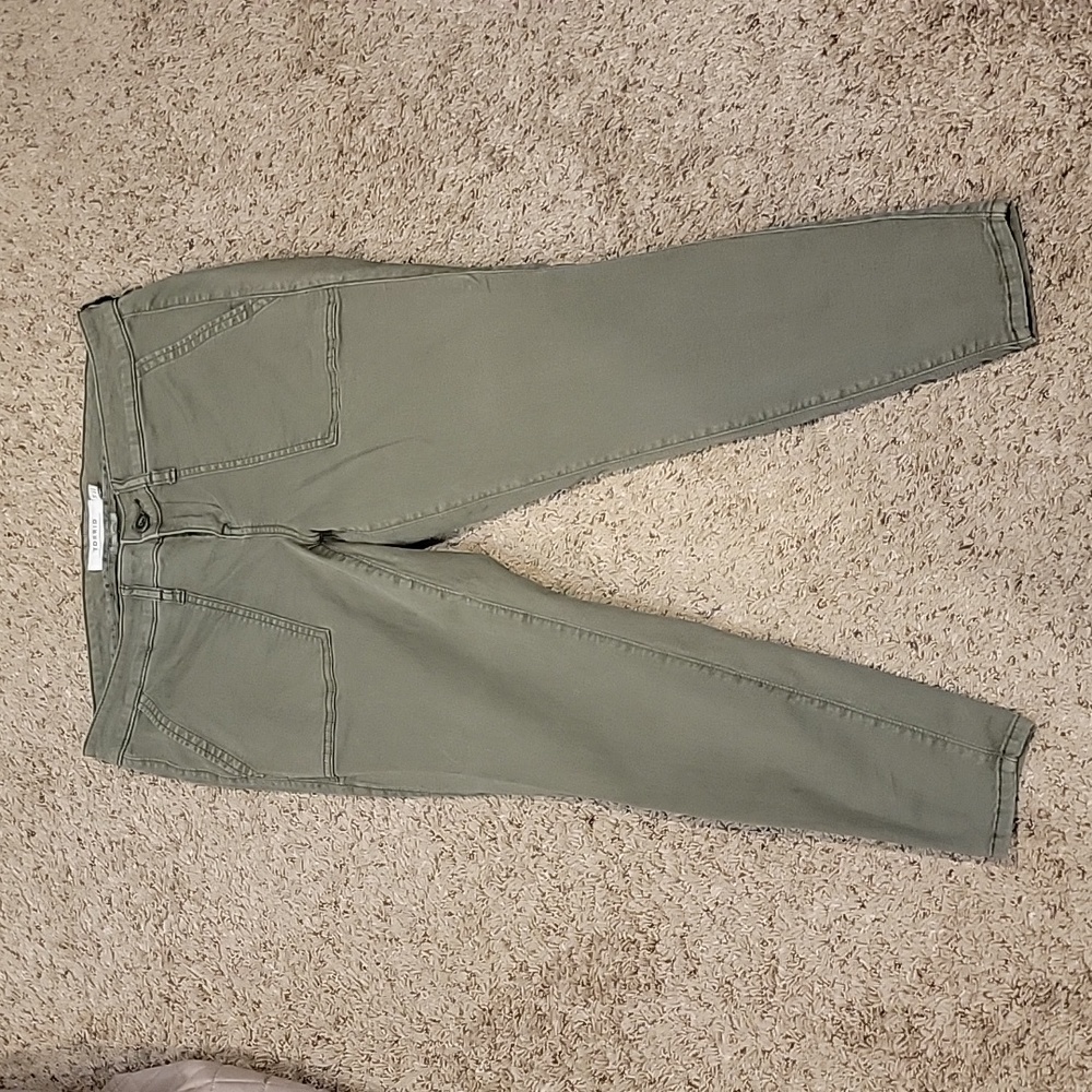 Torrid Olive Green skinny jeans